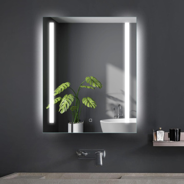 Customized Anti-Fog Dimmable Wireless Wall-Mounted Touch Smart LED Bathroom Mirror with 100MOQ