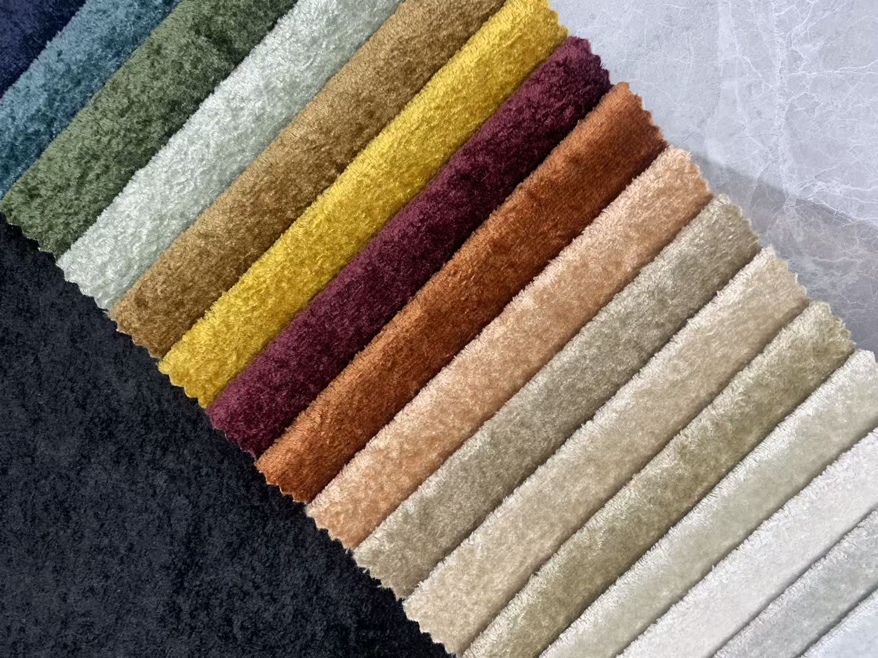Velvet Upholstery Fabric for Sofa