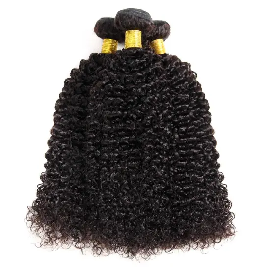 BOHEMIAN Curl Natural Color Wholesale Kinky Curly Human Hair Extension Hair Bundle Cuticle Aligned Brazilian Hair