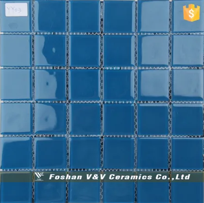 Foshan Swimming Pool Mosaic, Blue Glass Mosaic