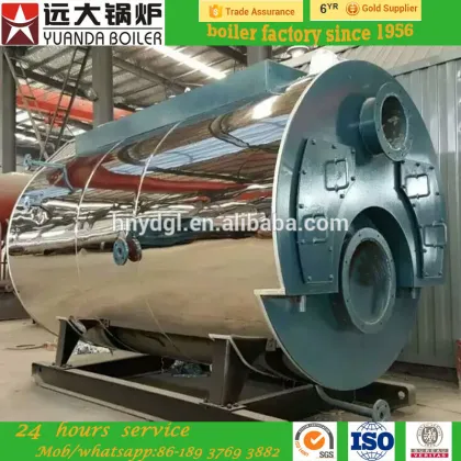 Yuanda 10ton gas fired steam boiler with baltur rello gas burner