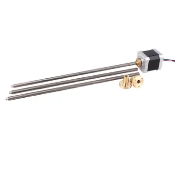 Step Motor NEMA 17 1.8 ACME Lead Screw Assembly with Nuts and Shaft TR8x8