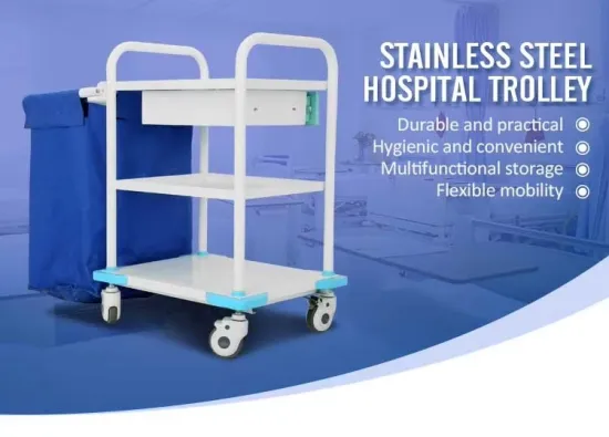 Wholesale Stainless Steel Medical Treatment Trolley