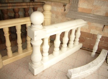 Natural, Beige, White Marble Balustrades