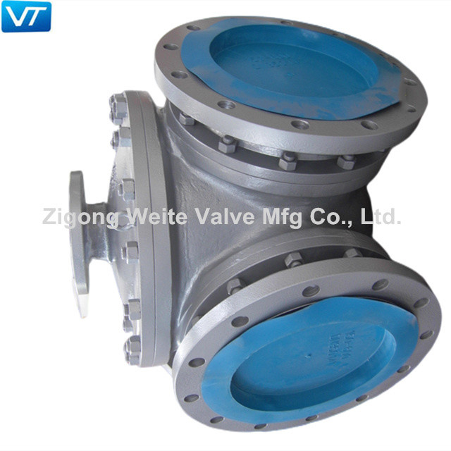three way carbon steel ball valves