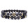 Gold Zircon Round 2pcs beads bracelet