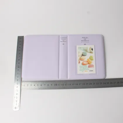 Korean Style Retro Cute Mini Polaroid Photo Album with 40 Pockets and Heart-Shaped Design