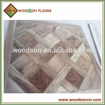 Fully Hand Made Oak Solid Versailles Parquet Floors Tile