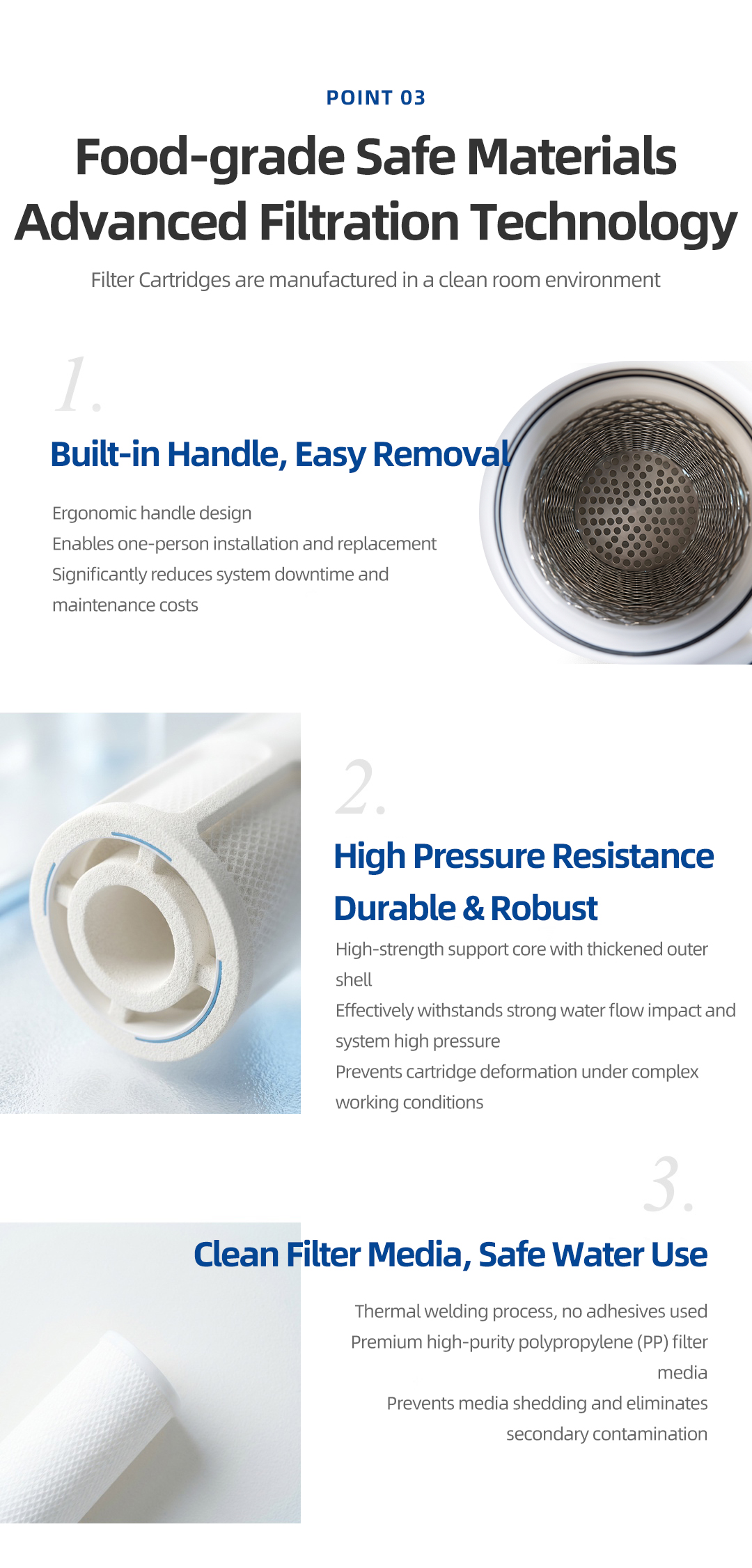 6.Replacement Parker high-flow filter element