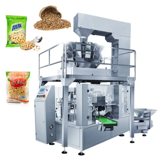 Automatic Rotary Premade Pouch Microwave Popcorn Packing Machine