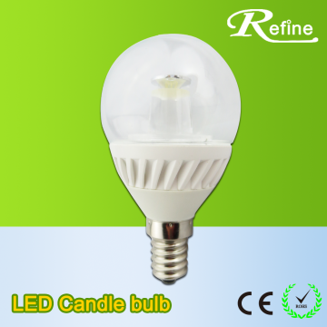 New products pipe e14 led bulb 2845smd 5w 400lm clear glass led bulb