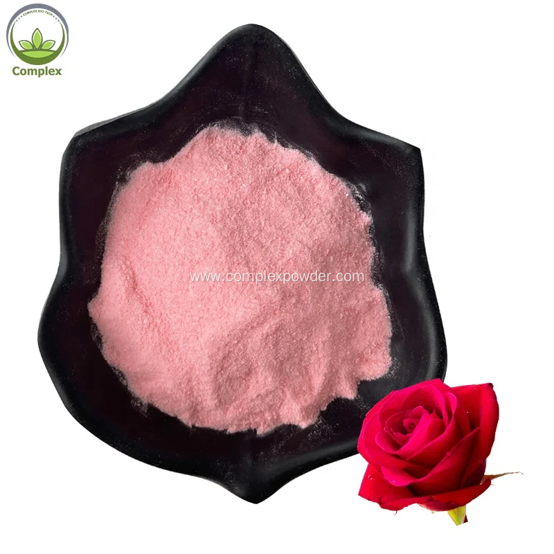 100% Natural water soluble organic rose flower powder