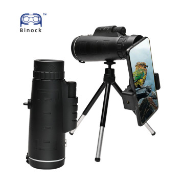 BINOCK Russian Monocular Telescope: 40x60 High Power HD with Phone Holder and Tripod