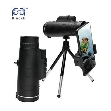 BINOCK Russian Monocular Telescope: 40x60 High Power HD with Phone Holder and Tripod