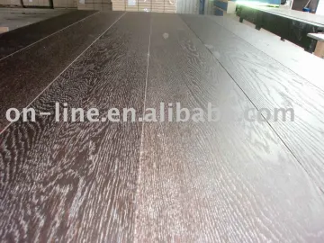oak carbonized UV oil flooring