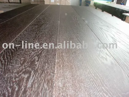 oak carbonized UV oil flooring