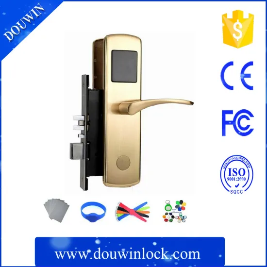 one side door lock types hotel room card lock system