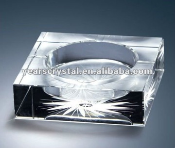 carved crystal ashtray /tobacco cigar/smoking craft ashtray useful(R-0990
