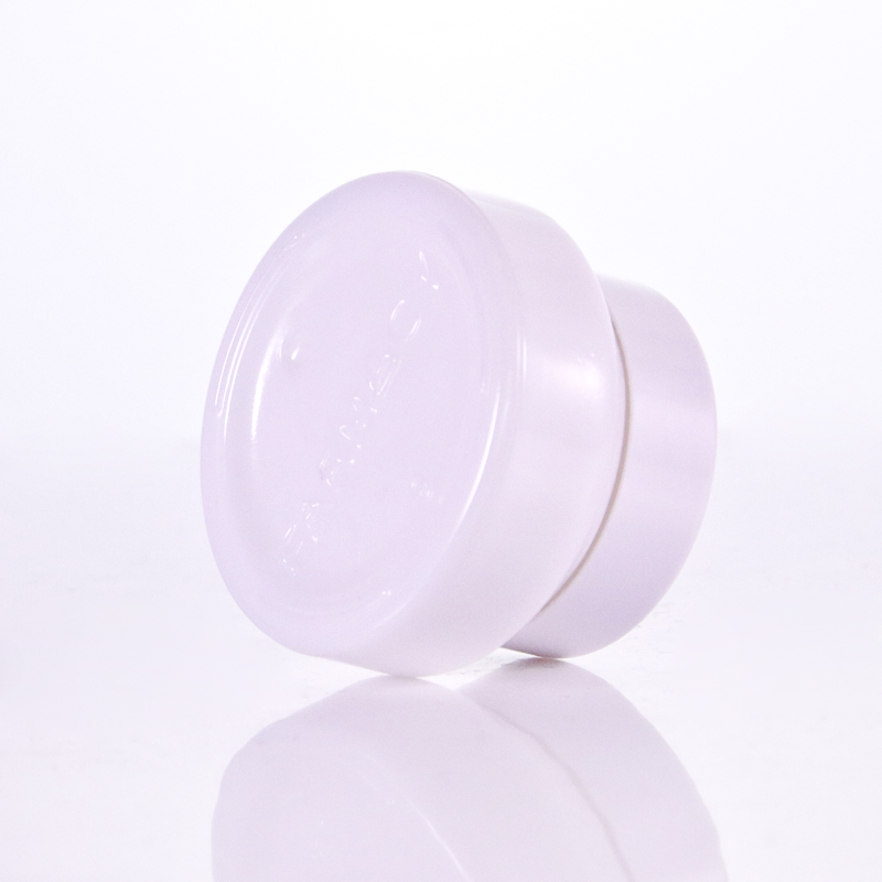 White Cream Jar With White Plastic Cap3 Jpg