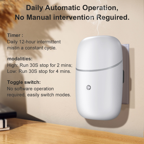 USB Electric Waterless Nebulizer Wall Plug Scent Diffuser