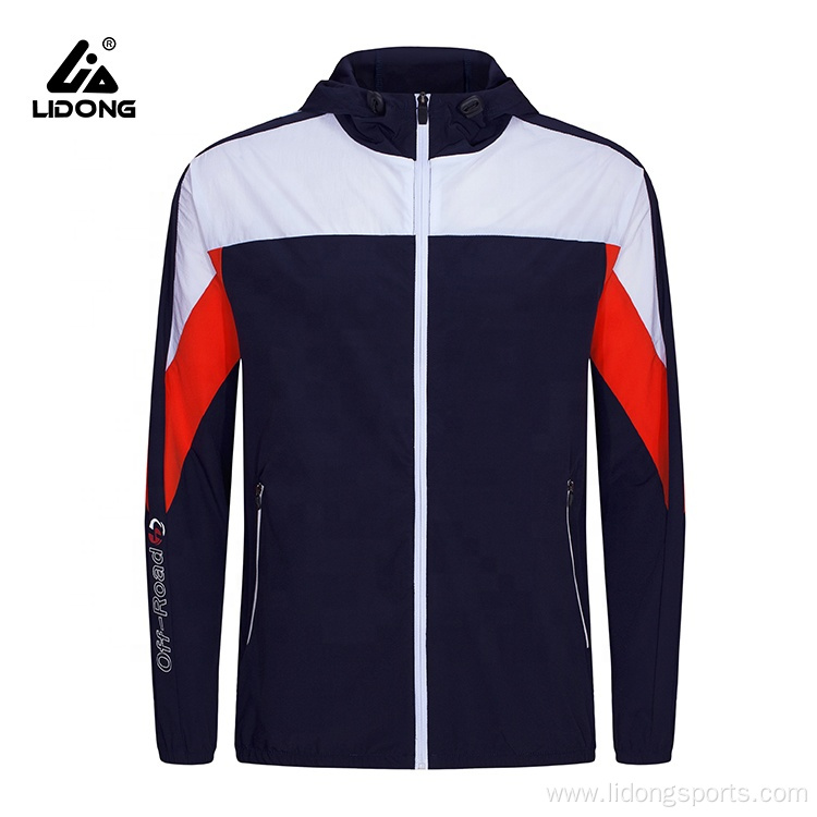 Thin Long Sleeve front zipper Sport Jacket