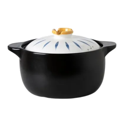 Japanese Style Ceramic Soup Casserole Stew Pot