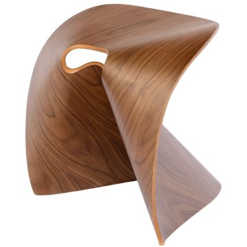 Taburete de madera maciza de calidad moderna con almacenamiento conveniente para la sala de estar