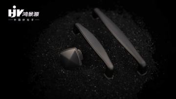 Boutons de cuisine d'armoire de quincaillerie grise de 1 pouce