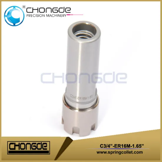 ER16M 3/4" Collet Chuck With Straight Shank 1.65"