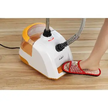 pedal on/off fashion design vertical steaming clothes iron for garment