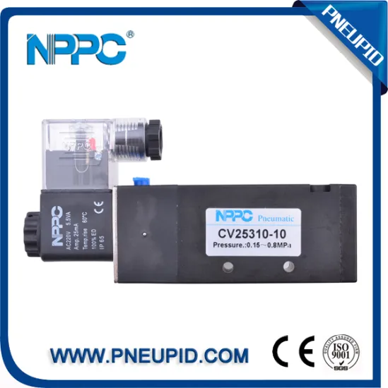 CV Series 5/2 Way Solenoid Valve Single Coil CV25310-08