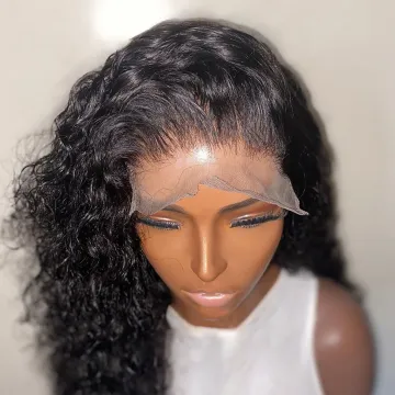 Yeswigs Cheap Full Hd Water Wave Lace Front Wig Raw Brazilian Cuticle Aligned Virgin Human Hair Lace Closure Wig For Black Women