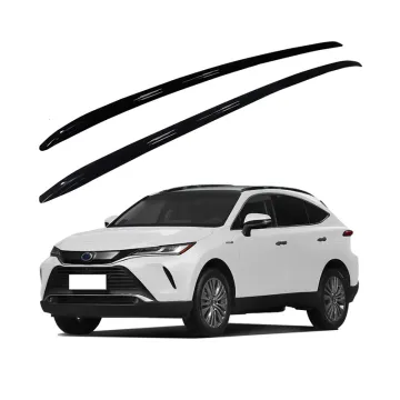 Black Removable Aluminium Roof Rack Side Rail for TOYOTA Harrier 2022
