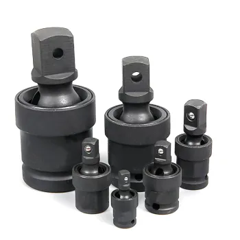 Professional Black Phosphate Pneumatic Impact Universal Joint Adapter in 1/2", 3/8", 3/4", and 1" Sizes