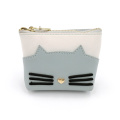 Lovely cat style PU cion purse