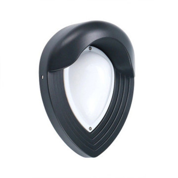 LEDER Feature Black White LED Outdoor Wall Light