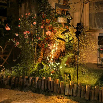 Solar Garden Angel Kettle Lights