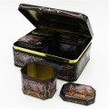 High-end customized moon cake tin box set