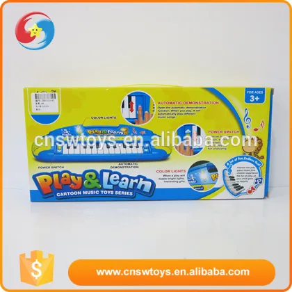 Preschool kids plastic music play and learn toy musical instruments keyboard