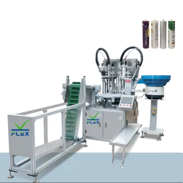 Automated High Viscosity Adhesive, Grease, Silicone Sealant Filling Machine for Cartridge Applications