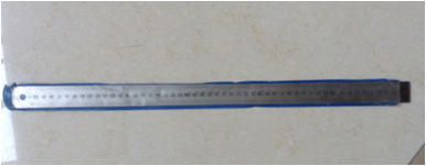 steel ruler