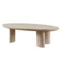 Итальянский минималистский натуральный мраморный чайный стол