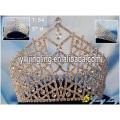 Big Size Gold Rhinestone Pageant Crowns