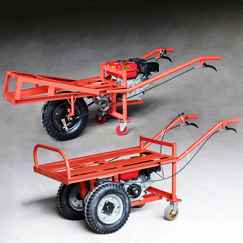 Electric cart electric trolley pull truck trailer trolley large warehouse truck heavy-duty wheelbarrows