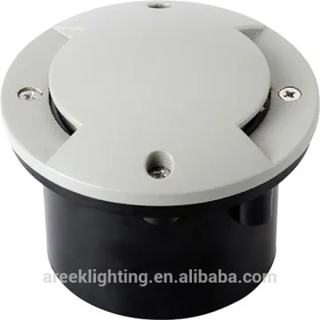 Die-cast aluminium body and Clear glass Underground Light 12*0.1W LED Round Shape 220-240V IP67 for outdoor decoration