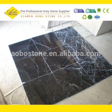 Nero Marquina Black Marble Floor Tiles