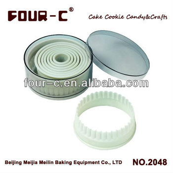 Round nylon cookie cutter set,nylon cookie tools