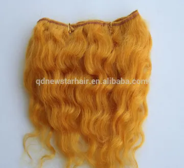 Fashion Color Curly Angola Mohair Wefts