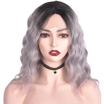 wholesale short Wavy Synthetic Lace Front Wig Lace Part Wig For Women Heat Resistance fiber ombre Synthetic Wigs Lace Front