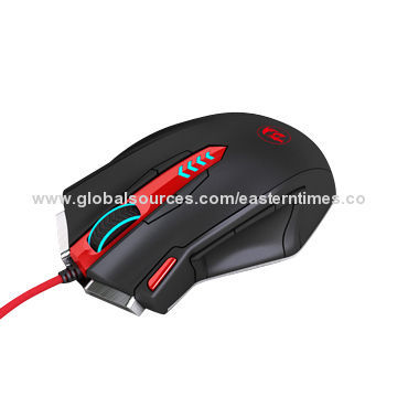Metal Base Gaming Mouse with 1,000/2,000/4,000/8,200/16,400cpi High-resolution